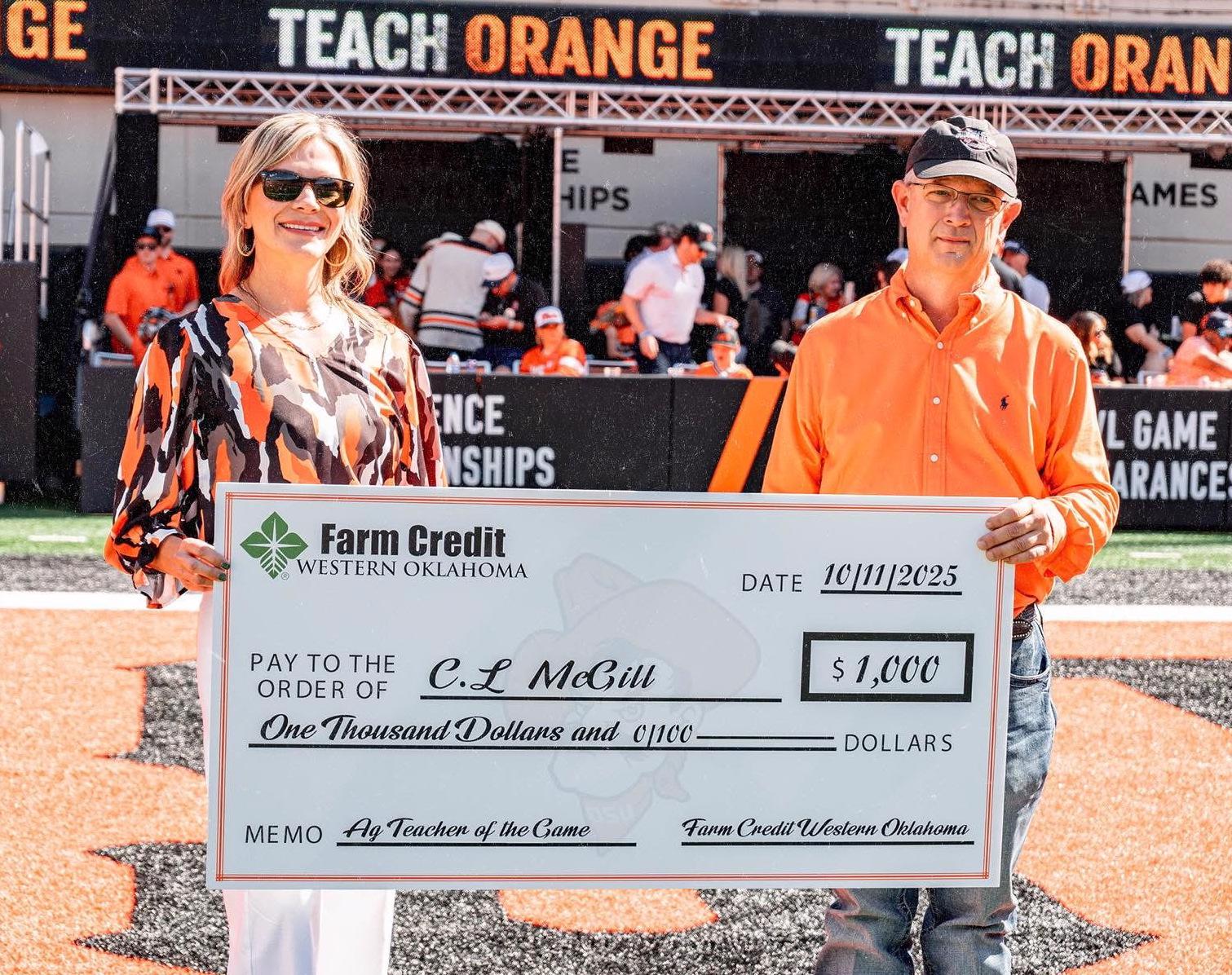 C.L. McGill Ag Teacher Recognition