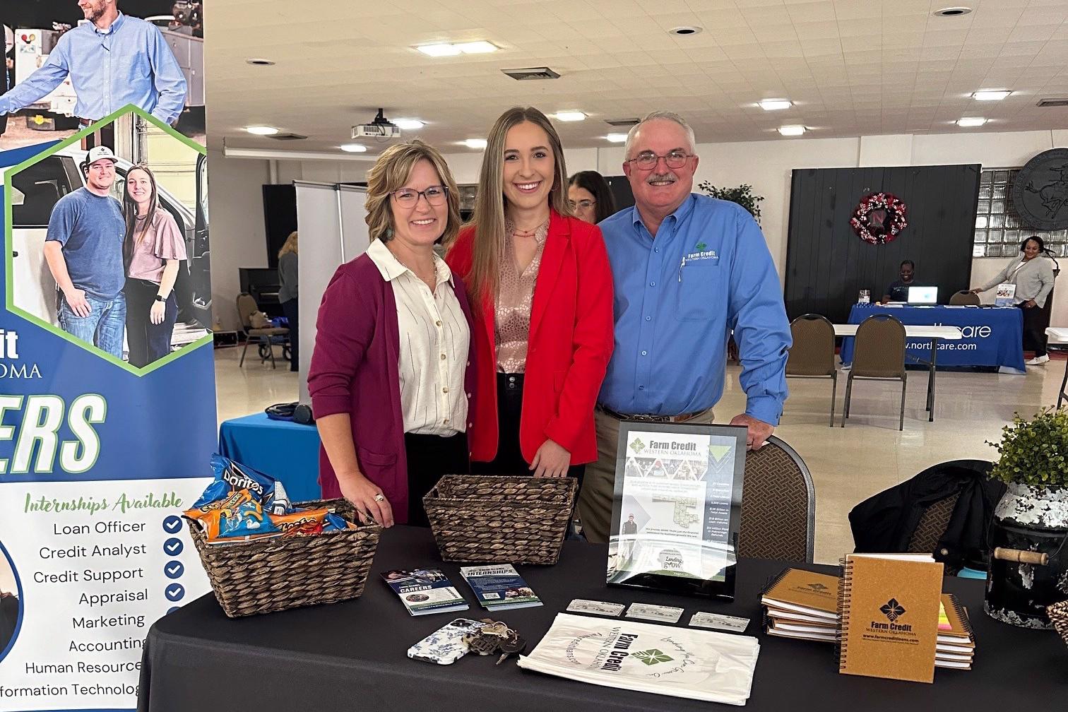 Larry at the NWOSU Career Fair