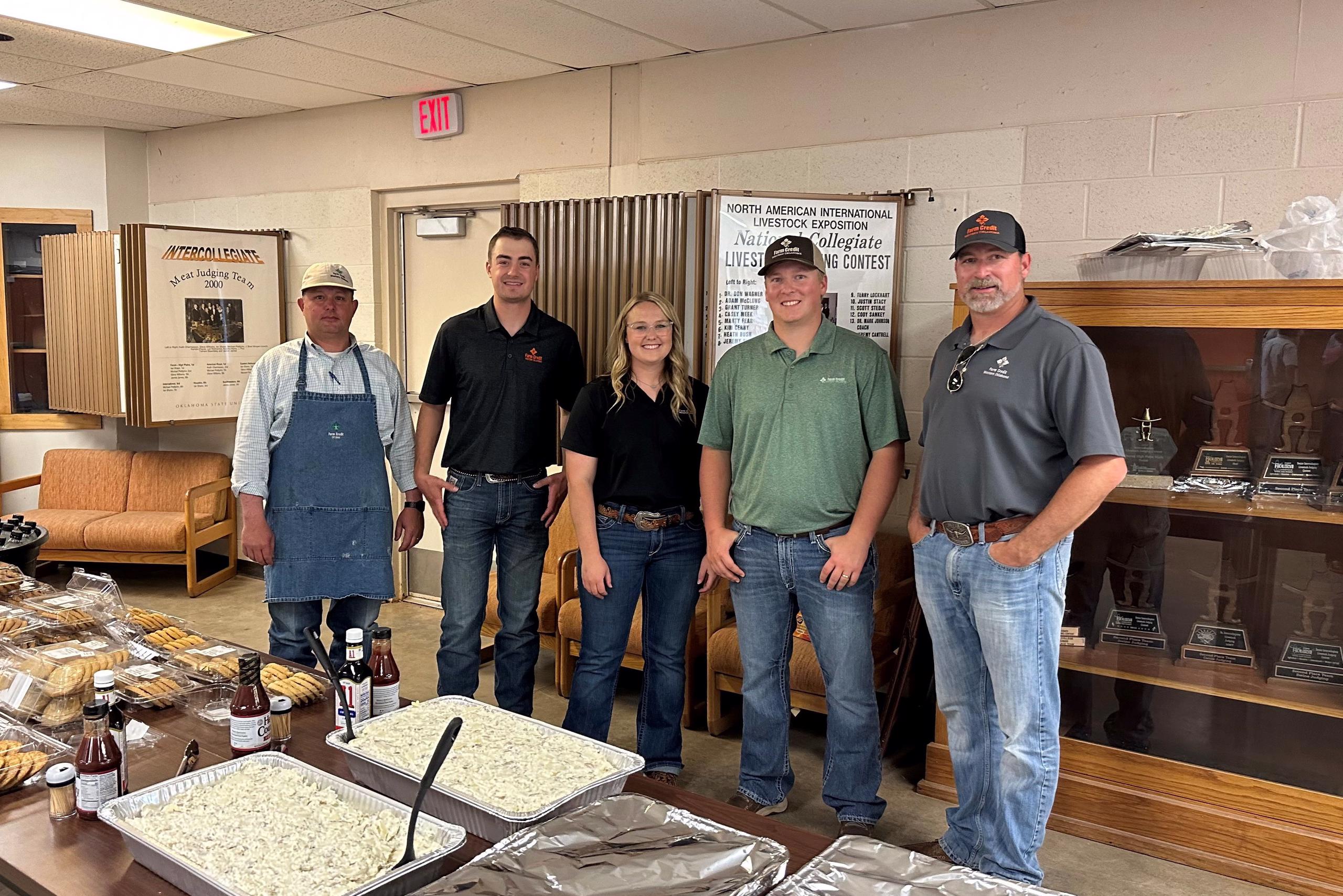 FCWO staff feeding lunch